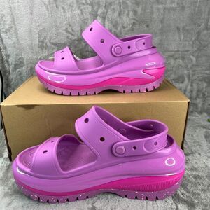 Crocs Classic‎ Mega Crush Sandal Juice High Womens Size 10 Comfort 207989 6WQ